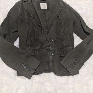 Lee Women's Dark Olive Corduroy Blazer